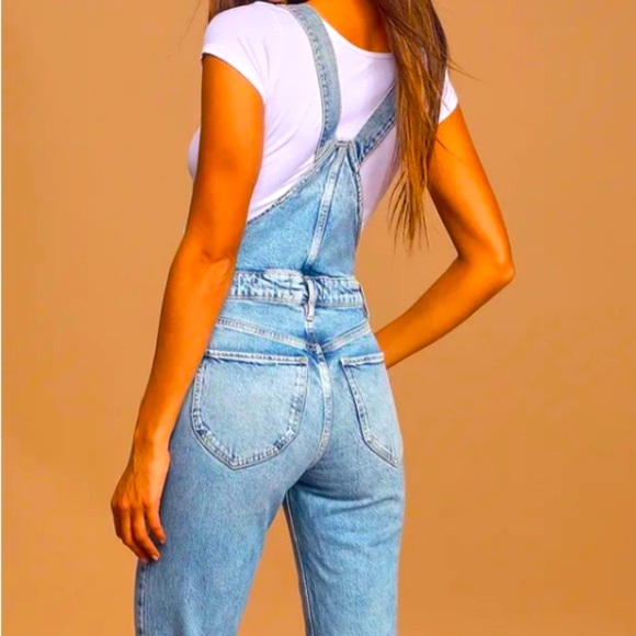 Free People Denim - NWT Free People We the Free Shelby Button Front Denim Overalls